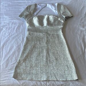 Elegant Silver Dress
